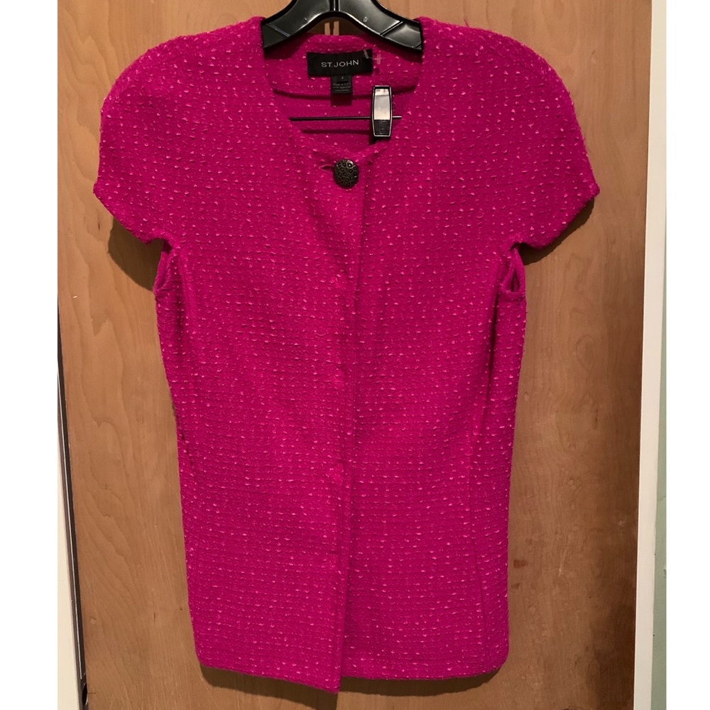 Pink St. John jacket size 2